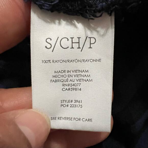 Cabi Aberdeen Blue Plaid Ruffle Button Front Blouse Top Size Small - Picture 12 of 12